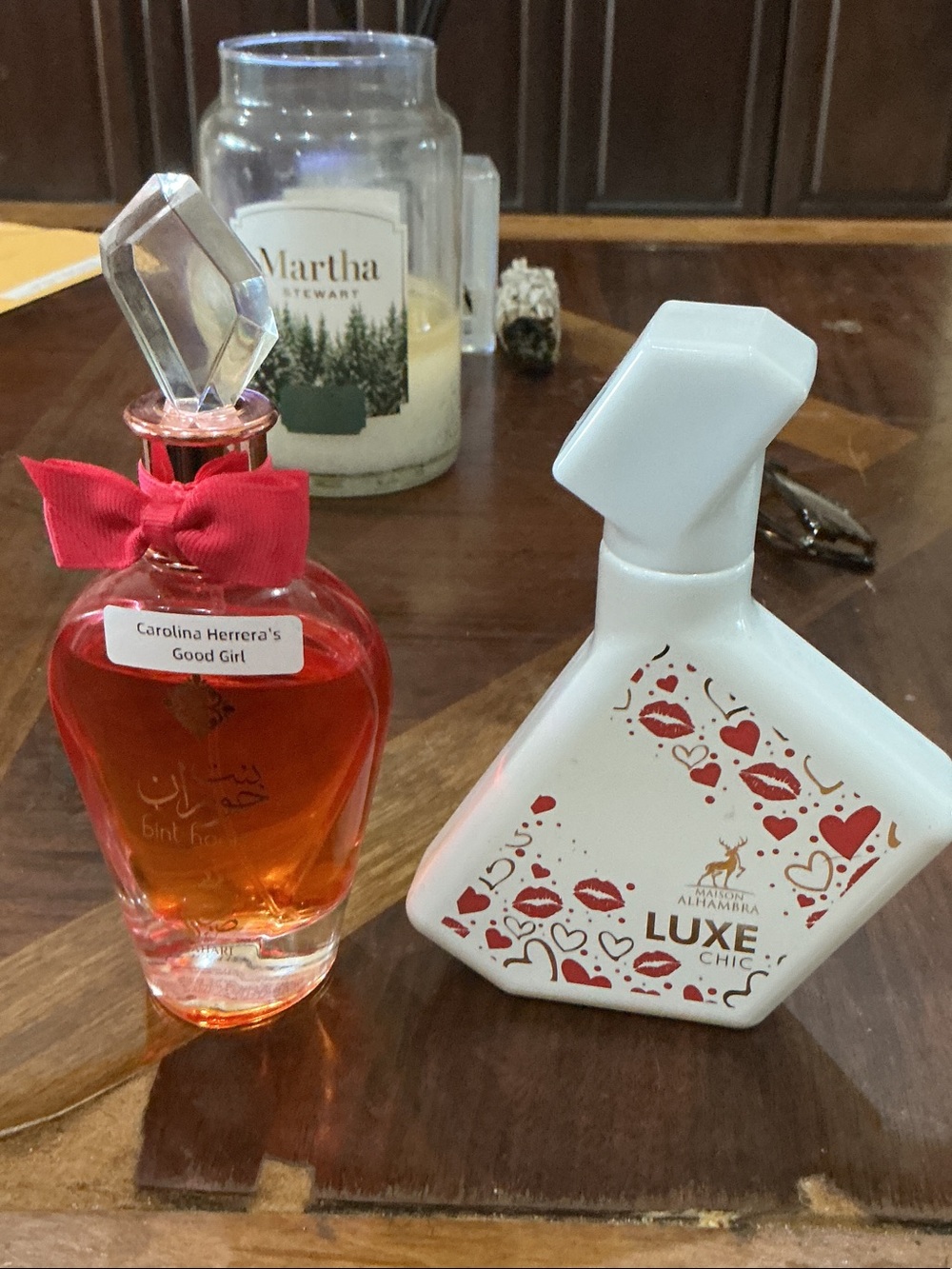 Two (2) fragrance bundle. Sahari bint hooran and maison alahambra luxe chic.